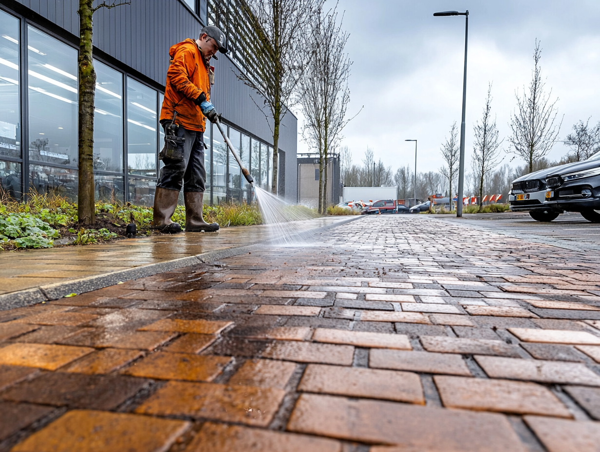 bestrating schoonmaken voor bedrijven bestrating schoonmaken voor bedrijven